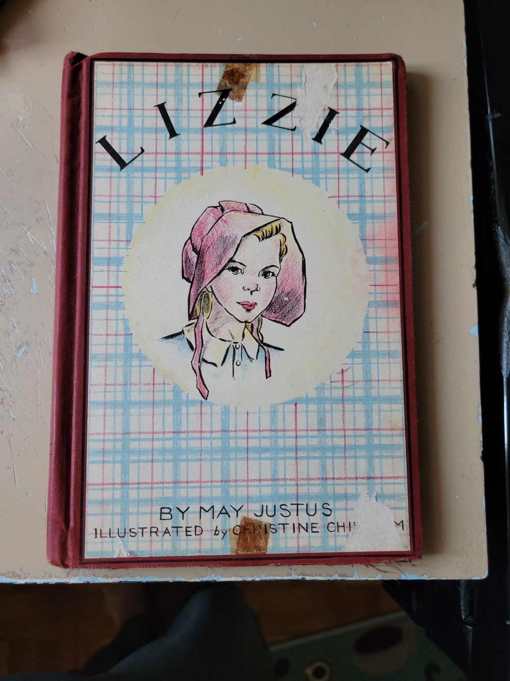Vintage 1947 'Lizzie' Illustrated Hardcover By May Justus